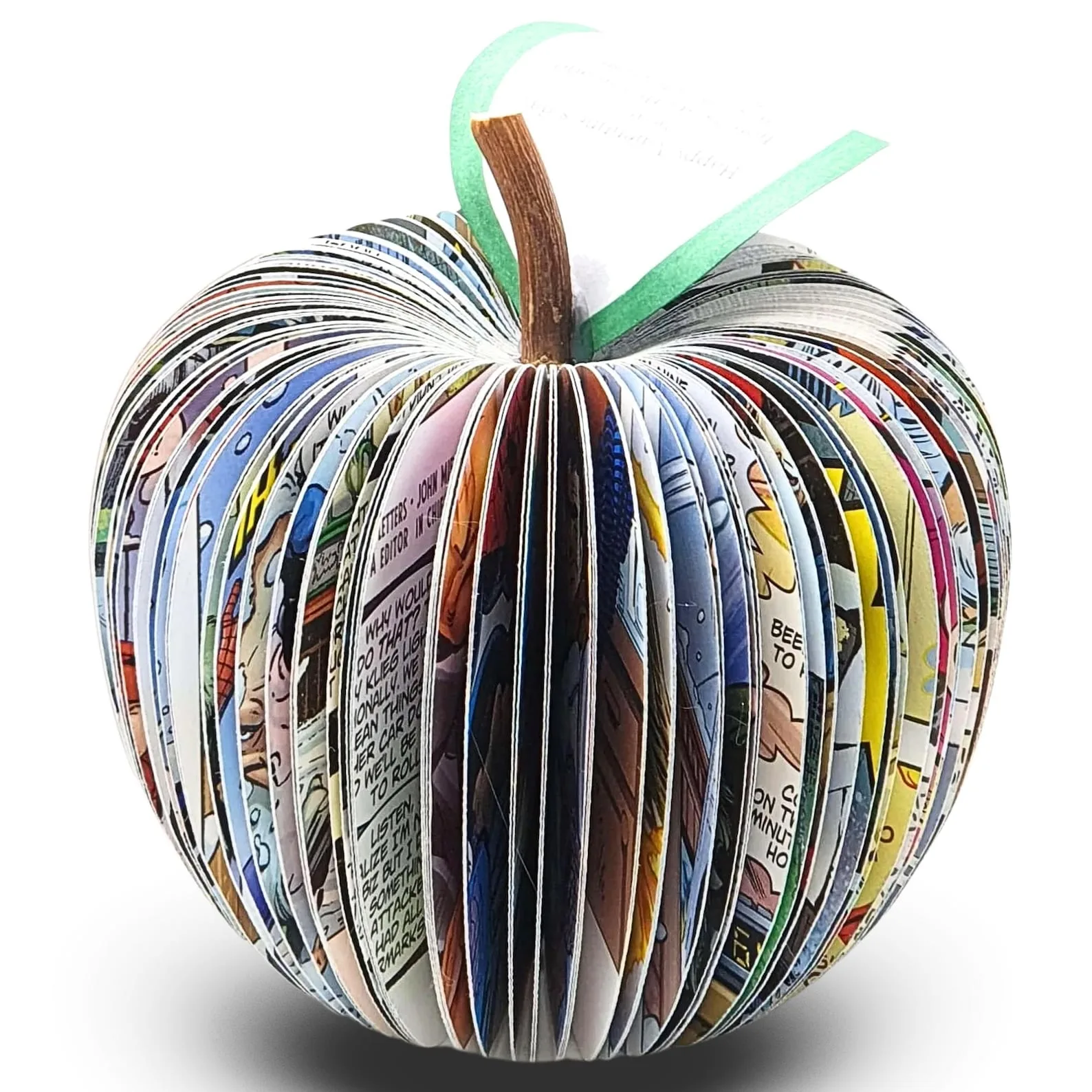 Exact Etsy listing image of Personalized Comic-Book Apple
