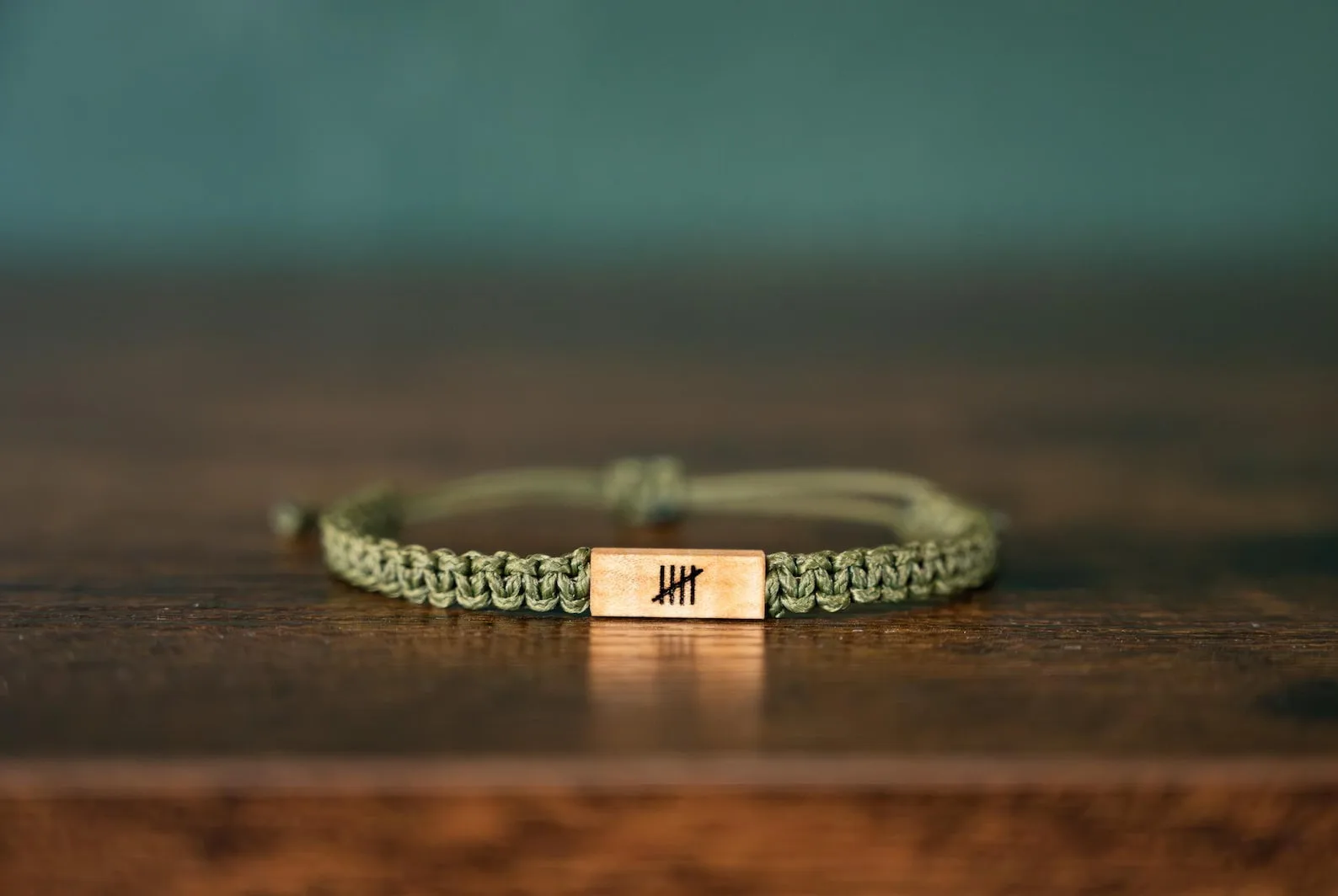 Exact Etsy listing image of Personalized Reclaimed-Wood Bracelet