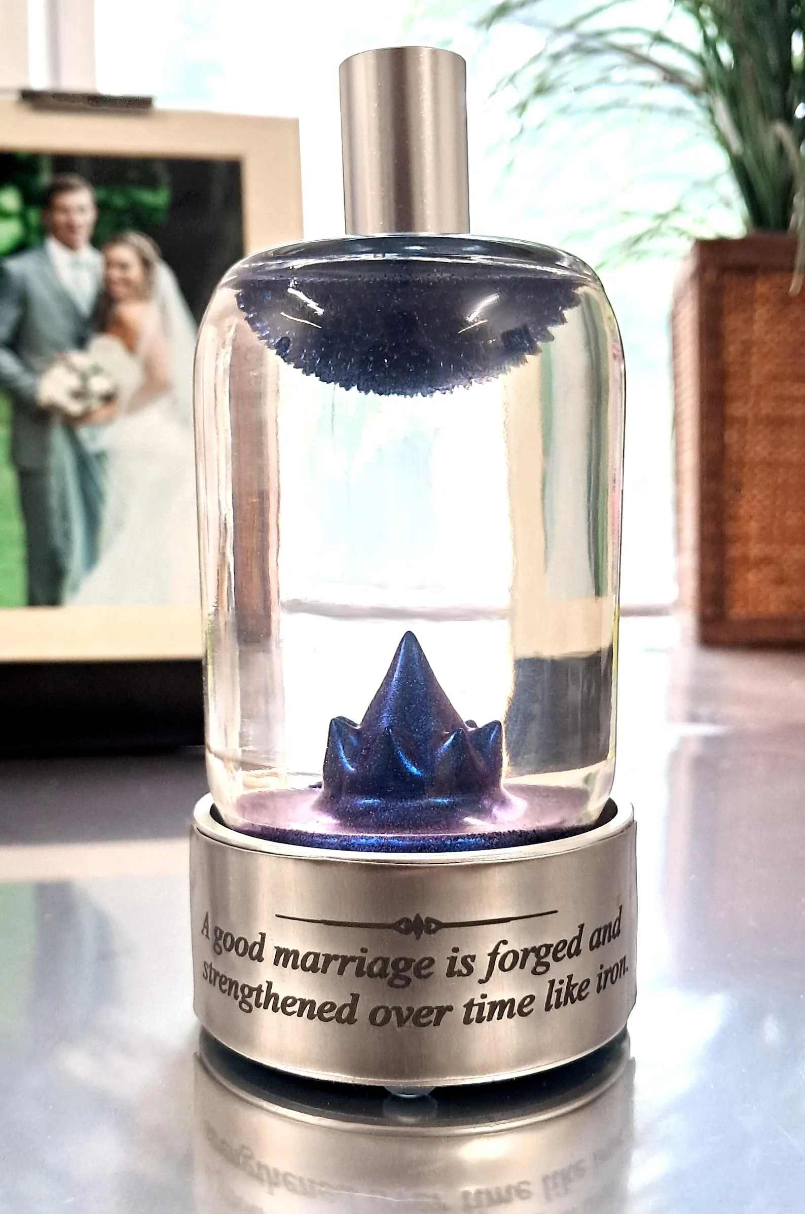 Exact Etsy listing image of Personalized Ferrofluid Display