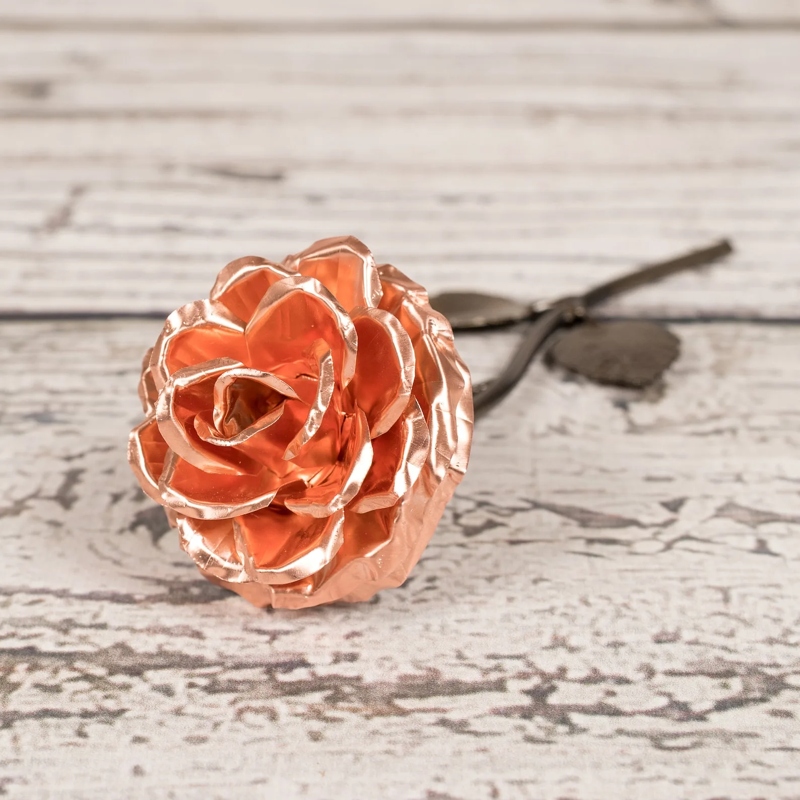 Exact Etsy listing image of Personalized Copper Rose