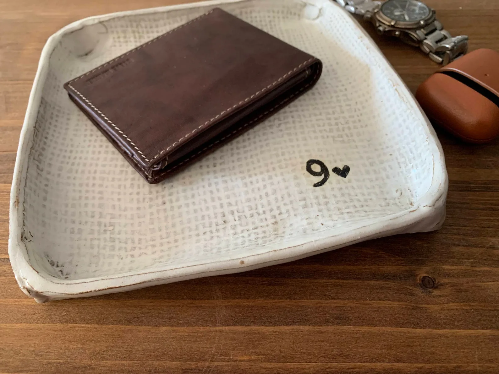 Exact Etsy listing image of Handmade Pottery Valet Tray
