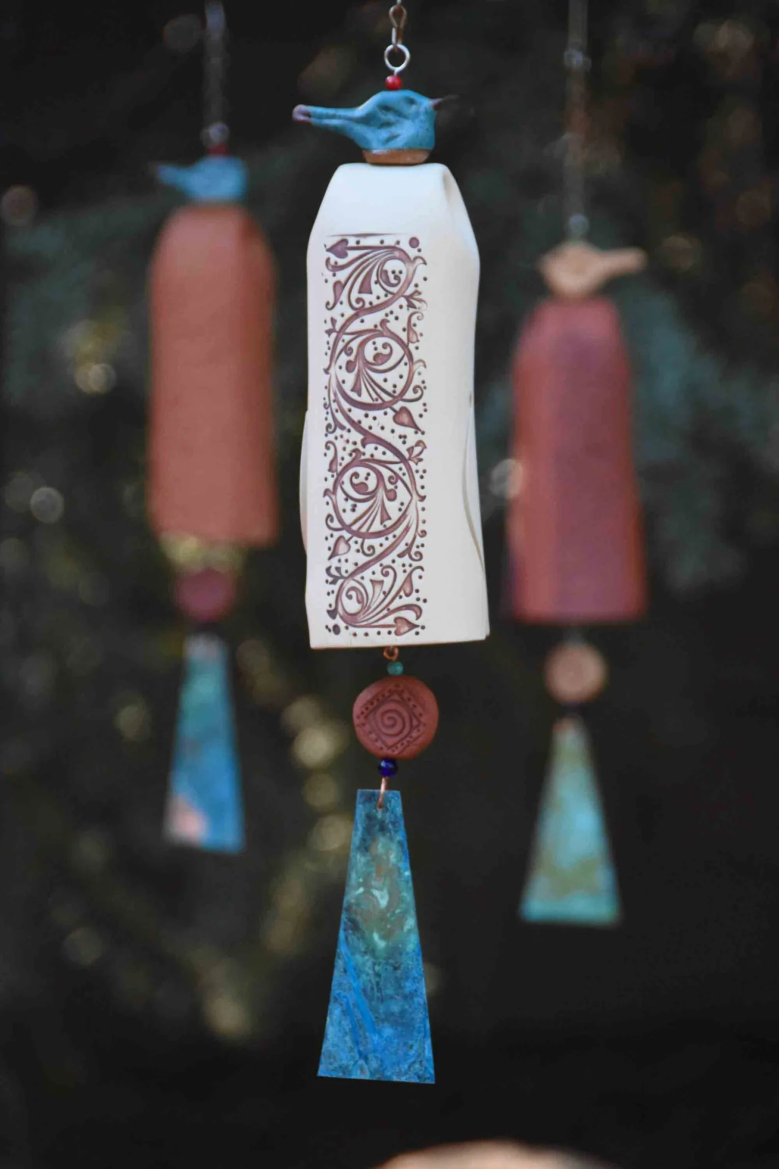 Exact Etsy listing image of Handcrafted Anniversary Wind Chime